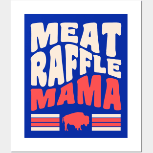 Meat Raffle Mama Buffalo Mom Minnesota Mom Posters and Art